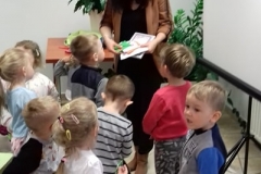 Przedszkolaki w Bibliotece